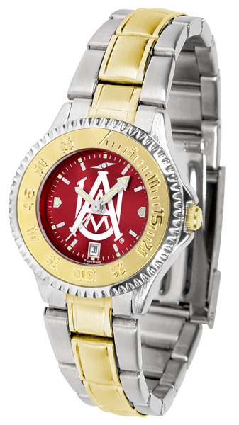 Picture of Suntime ST-CO3-AAM-COMPLMG-A Alabama A&M Bulldogs-Competitor Ladies Two-Tone AnoChrome Watch