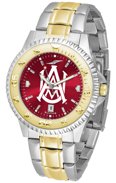 Picture of Suntime ST-CO3-AAM-COMPMG-A Alabama A&M Bulldogs-Competitor Two-Tone AnoChrome Watch
