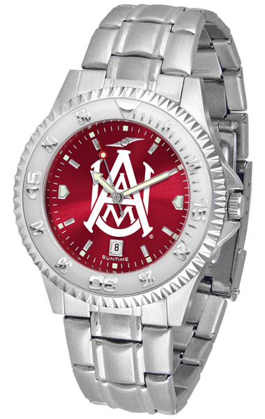 Picture of Suntime ST-CO3-AAM-COMPM-A Alabama A&M Bulldogs-Competitor Steel AnoChrome Watch