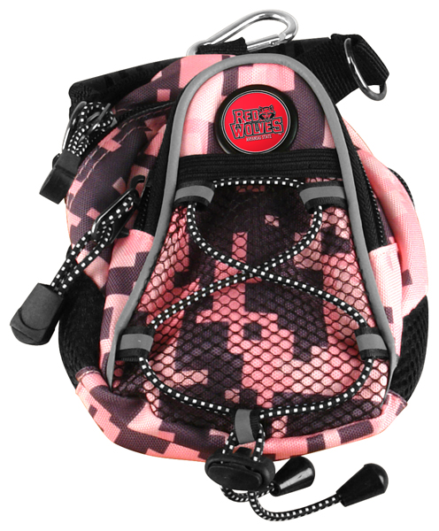 Picture of LinksWalker LW-CO3-ASI-MDPPDIG Arkansas State Red Wolves-Mini Day Pack - Pink Digi Camo