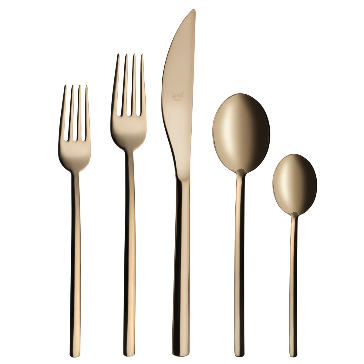 Picture of Mepra 109222005 Due Champagne Cutlery Set - 5 Piece
