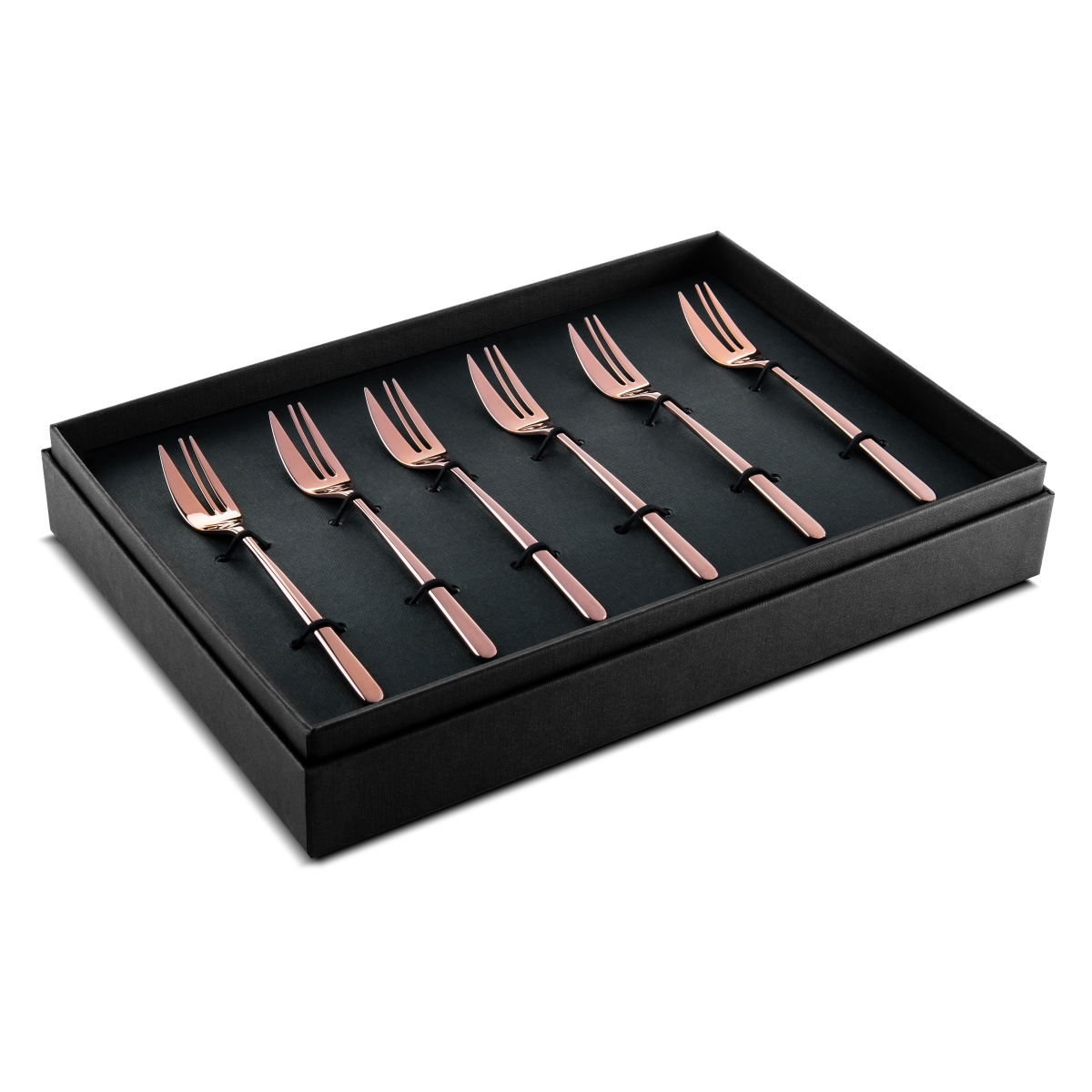 Picture of Mepra 109144115 Linea Bronzo Cake Fork - Set of 6