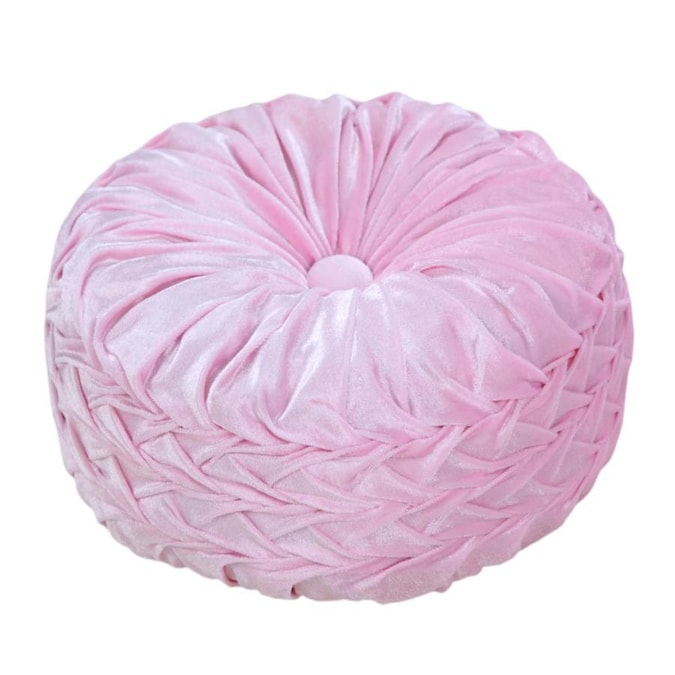 Picture of Aanny Designs TFP002 Taylor Tufted Button Pillow, Pink