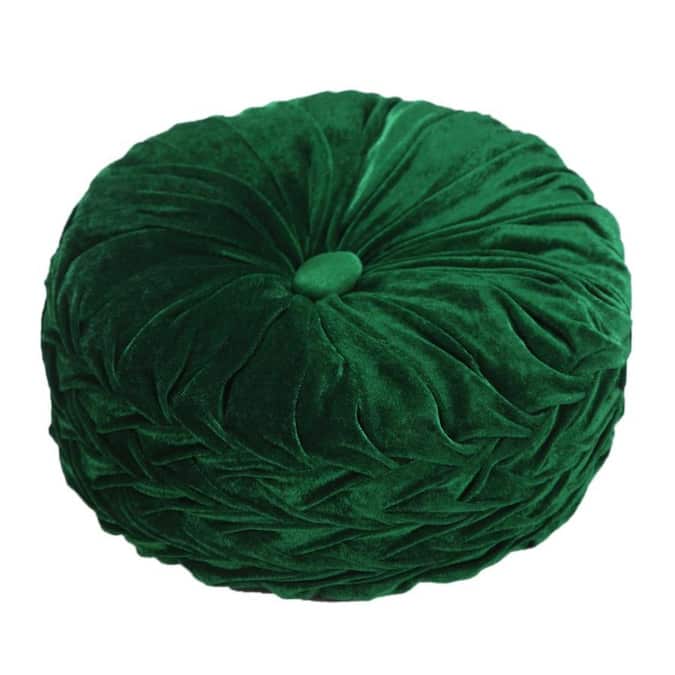 Picture of Aanny Designs TFP005 Taylor Tufted Button Pillow&#44; Green