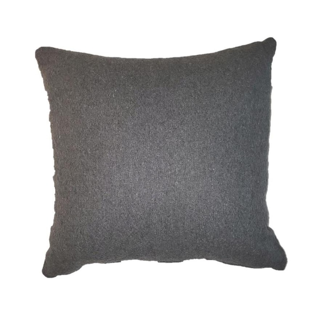 Picture of Aanny Designs JJPW019 Fulton Square Cotton Throw Pillow, Dark Grey