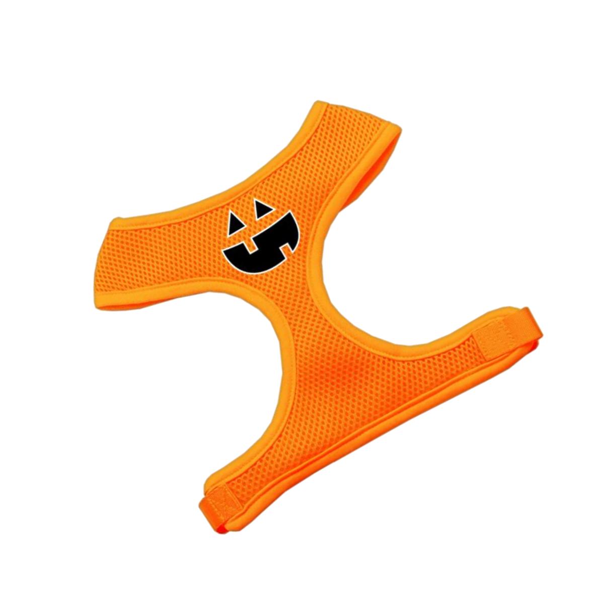 Picture of Mirage Pet Products 70-20 SMOR Pumpkin Face Design Soft Mesh Harnesses Orange Small