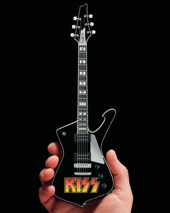Picture of Axe Heaven 2M-K01-5008 Kiss Logo Paul Stanley Iceman Miniature Guitar