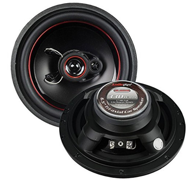 Picture of Audiopipe CSL-1623AR Redline 6.5 in. 3 Way 5 Oz Magnet Car Speaker Slim Style