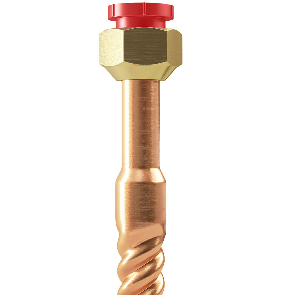 WF-34 0.75 in. Flare-to-Weld Fitting, Copper