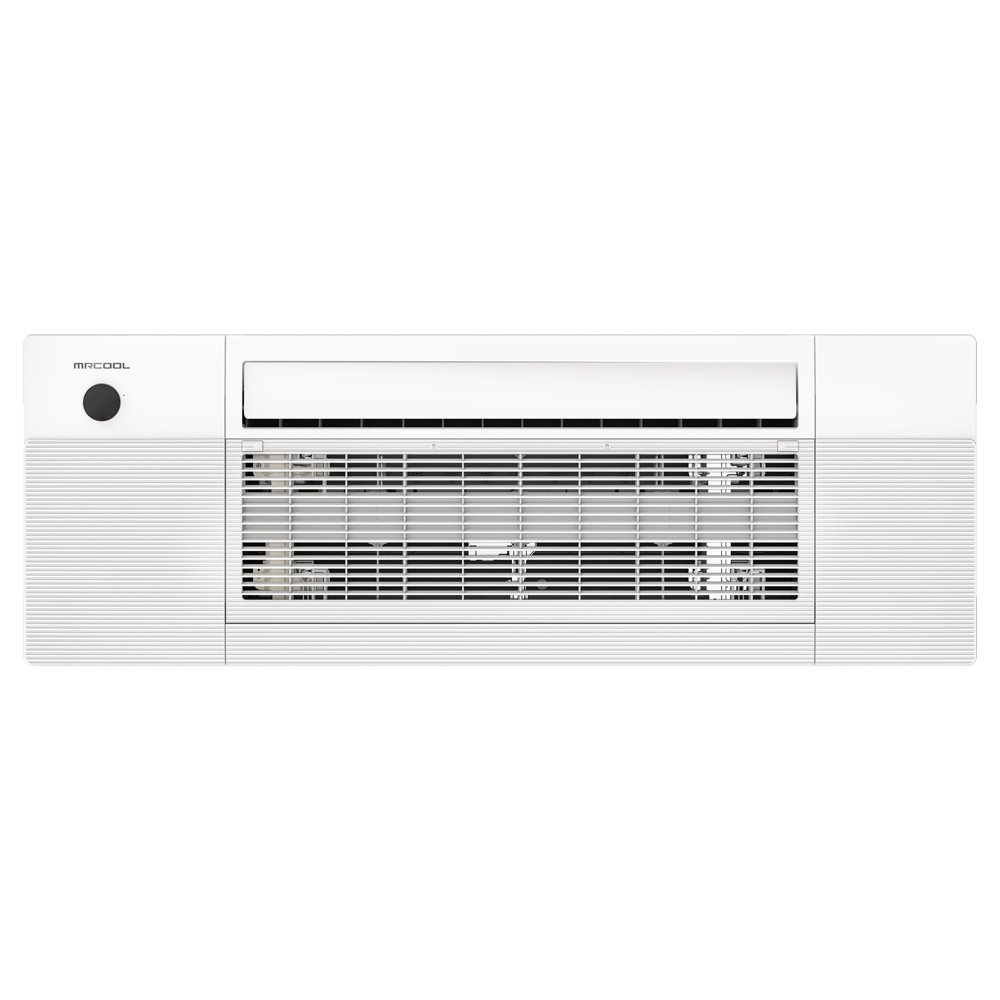 MRCOOL DIYCASSETTE12HP230D25O DIY 5th Gen Outtasight One Way Ceiling Cassette with 12000 BTU Capacity, WiFi and 230 Volts in White (Outdoor Unit Required to Operate)
