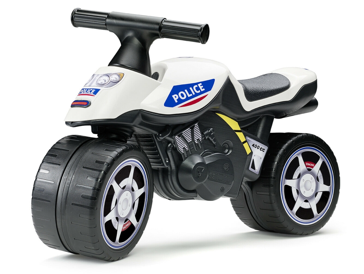 Picture of Falk FA427 Ride-On & Push-Along Police Baby Moto - Plus 1.5 Years