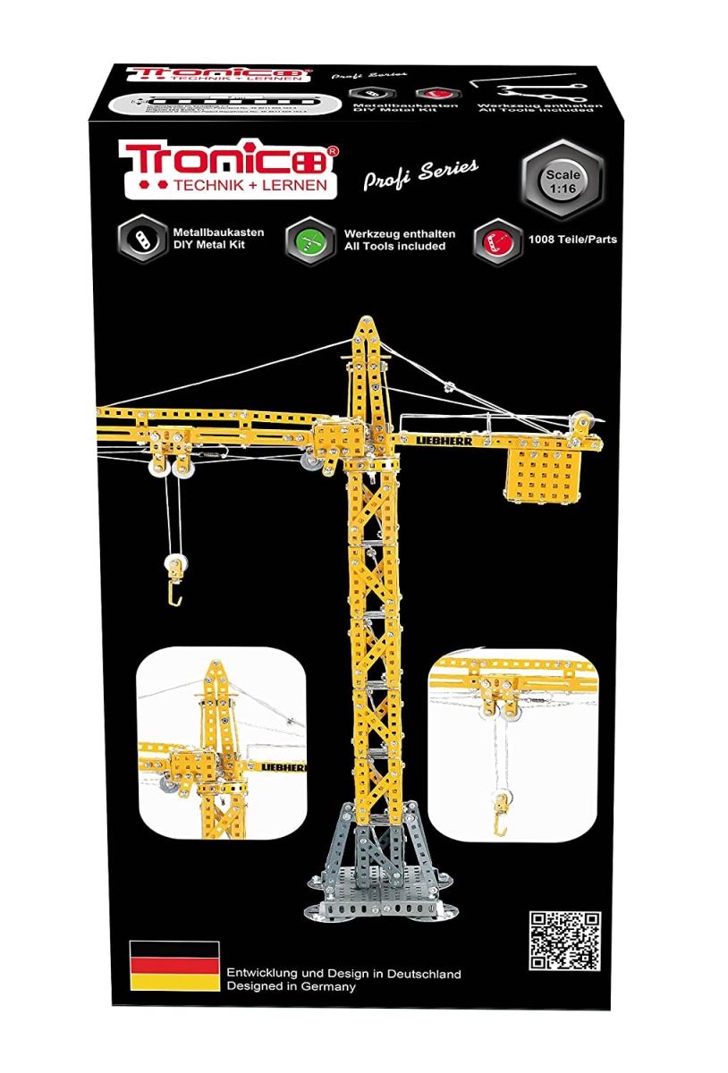 Picture of Tronico T10099 Tonico Profi Series Liebherr Tower Crane 1008 Parts Construction Kit