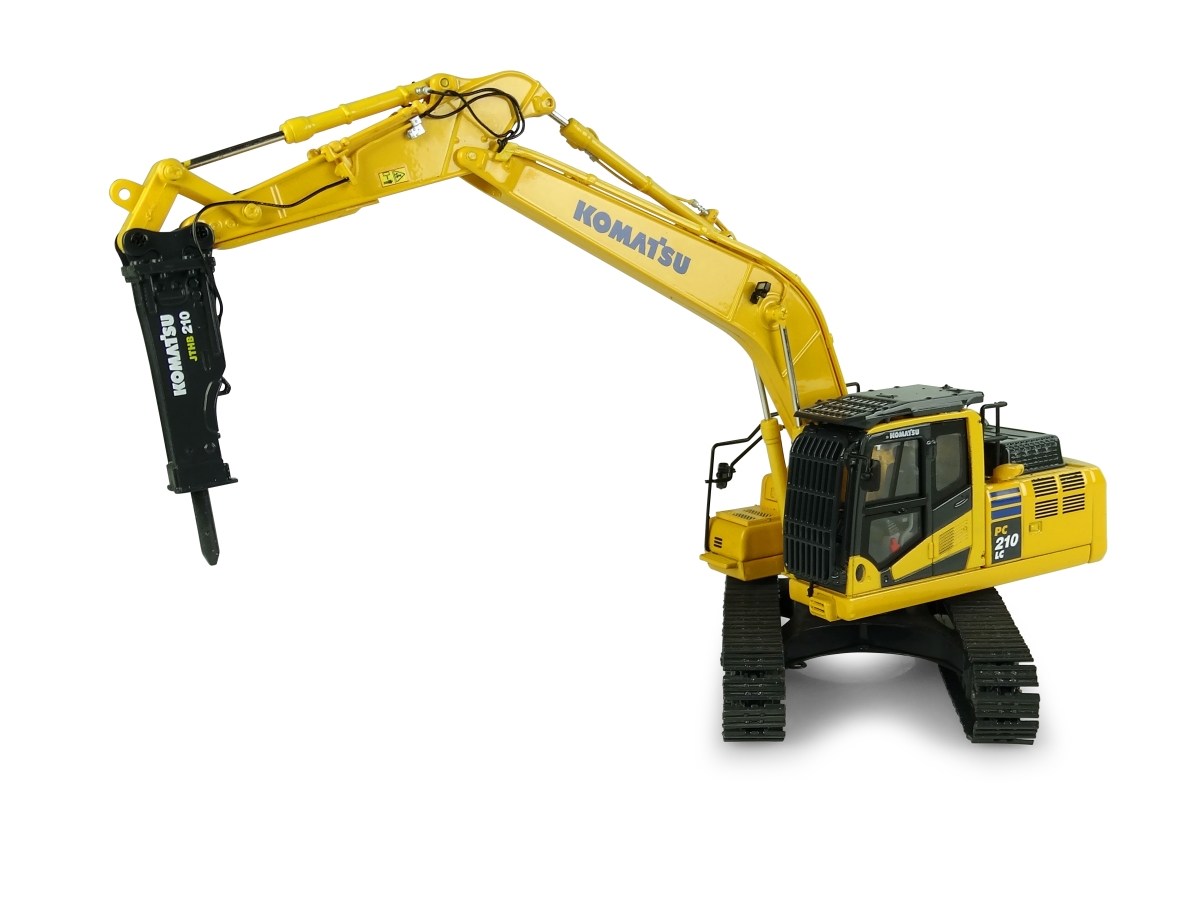 1-50 Scale Komatsu PC210LC-11 with Hammer Drill  Diecast Model