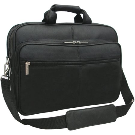 Picture of Amerileather 48-0 Genuine Laptop Softside Briefcase&#44; Black