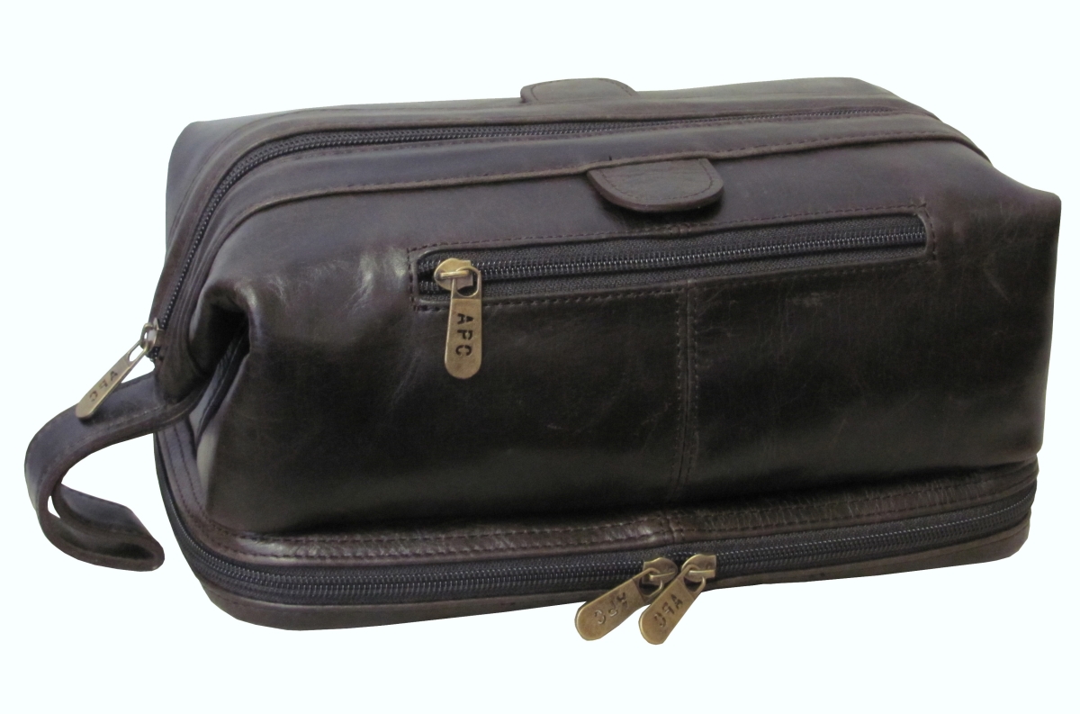 Picture of Amerileather 27-4 Leather Amerileather Toiletry Bag with Bonus Accessories