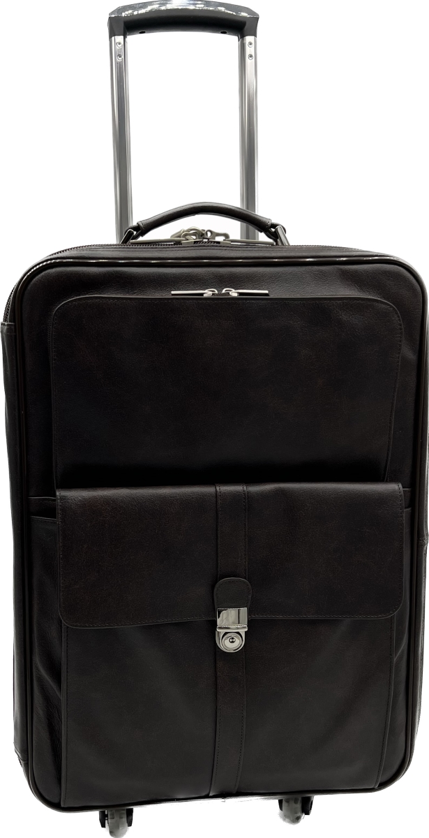 Picture of Amerileather #608-8 Amerileather Chestnut Leather Carry-on Pullman (#608-8)