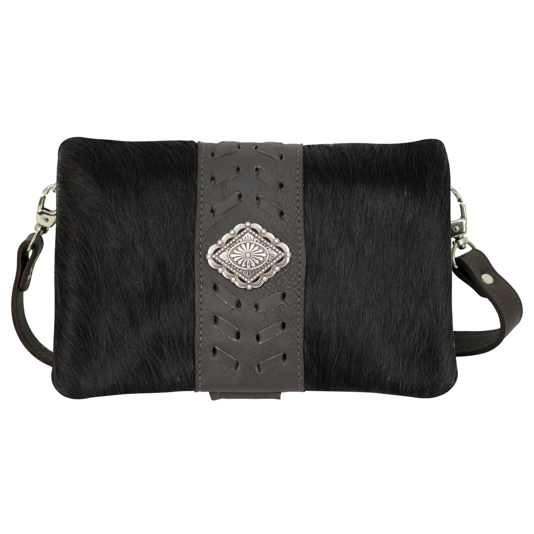 Picture of American West 7738178 28 in. Fold N Go Crossbody Bag&#44; Black - Large