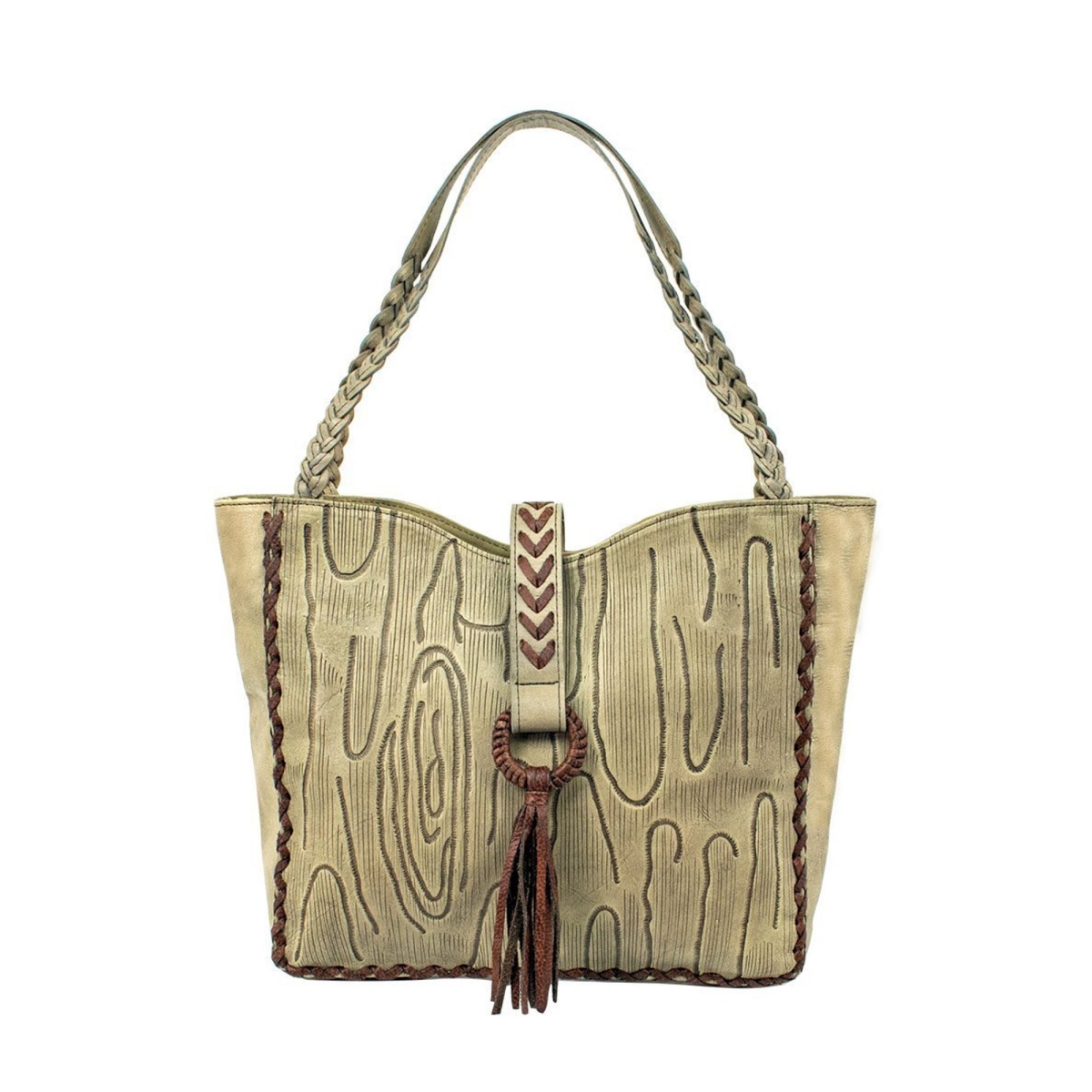 Picture of American West 5352710 Driftwood Tote Bag&#44; Sand