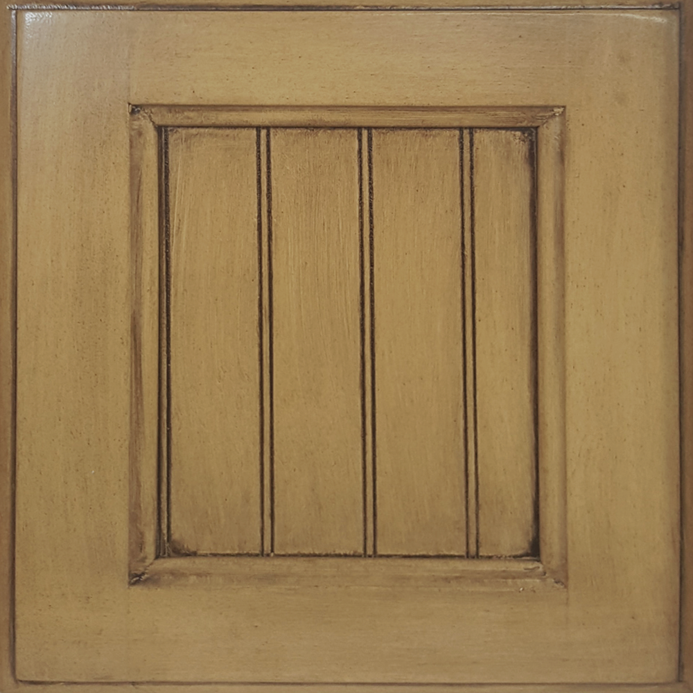 Poplar Single-Door Pantry, European Yellow