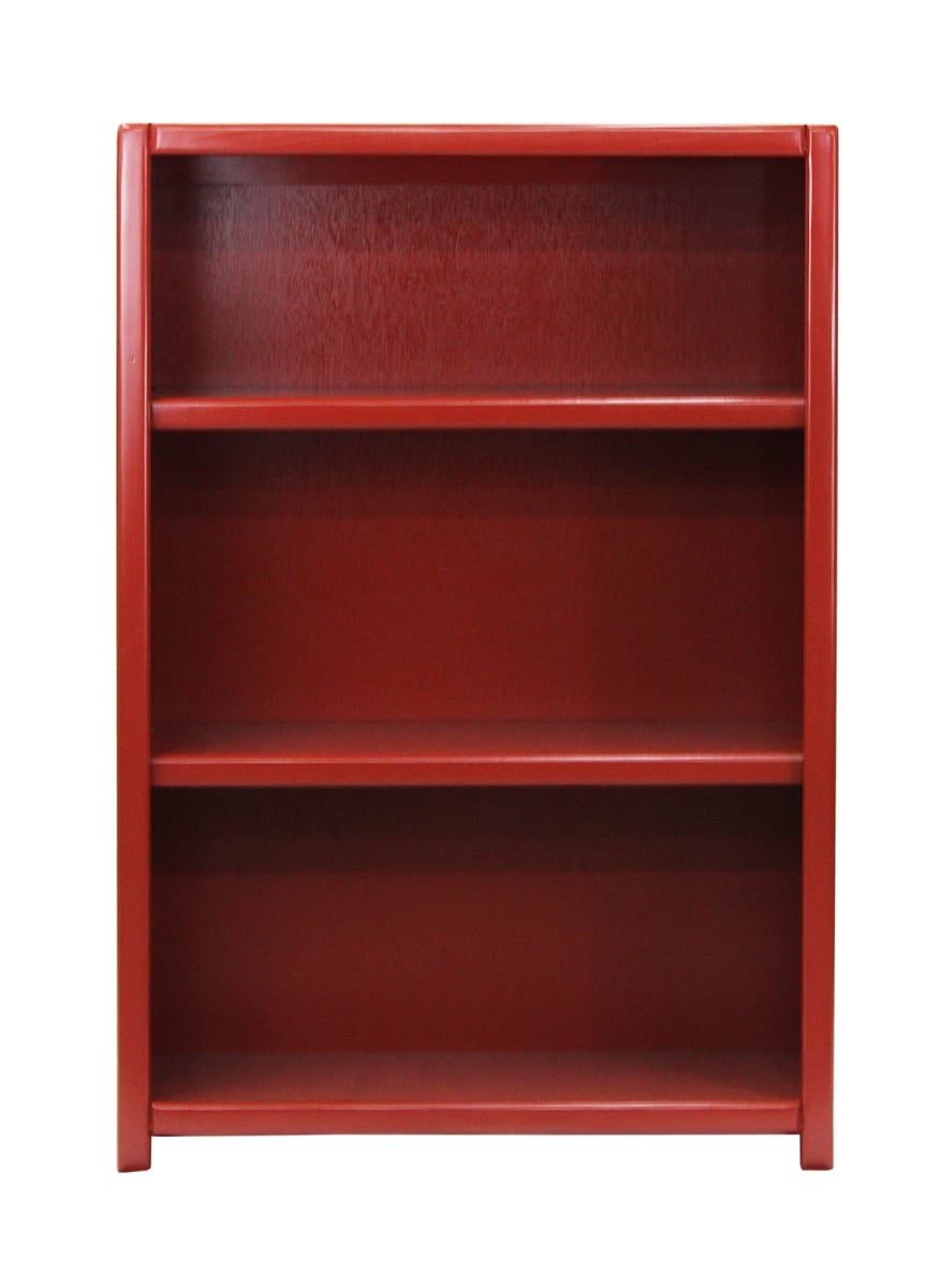 48 in. Poplar Contemporary Bookcase, Green