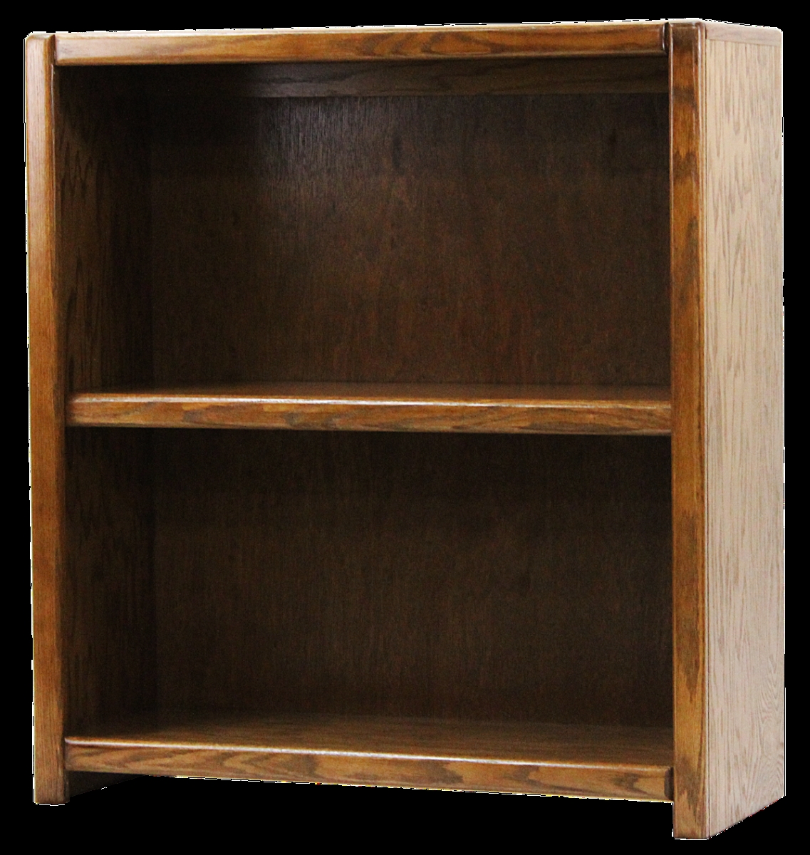 36 in. Oak Bookcase with 1 Adjustable Wood Shelf, Light