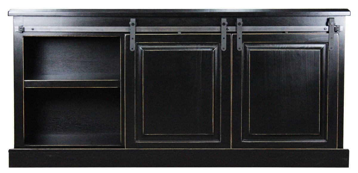 68 in. Poplar Quaint TV Stand, Bright White