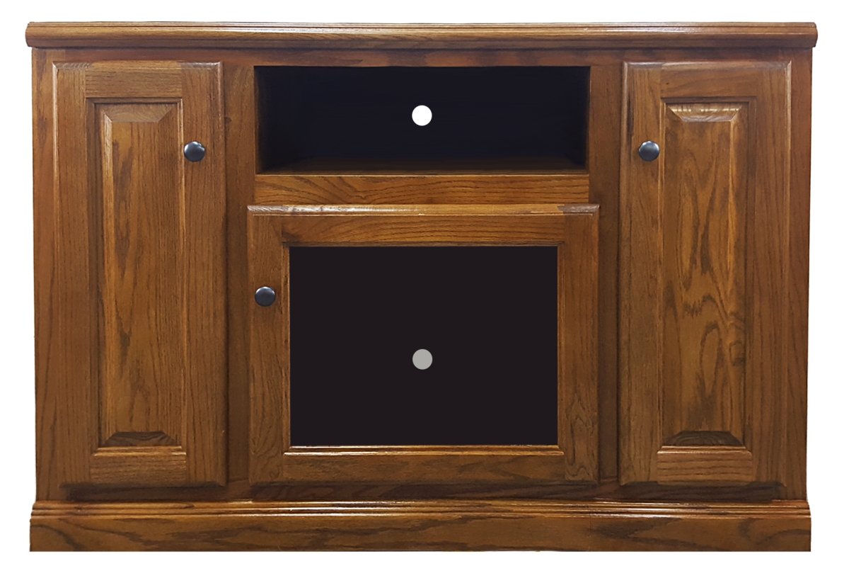 45 in. Oak TV Stand, Medium