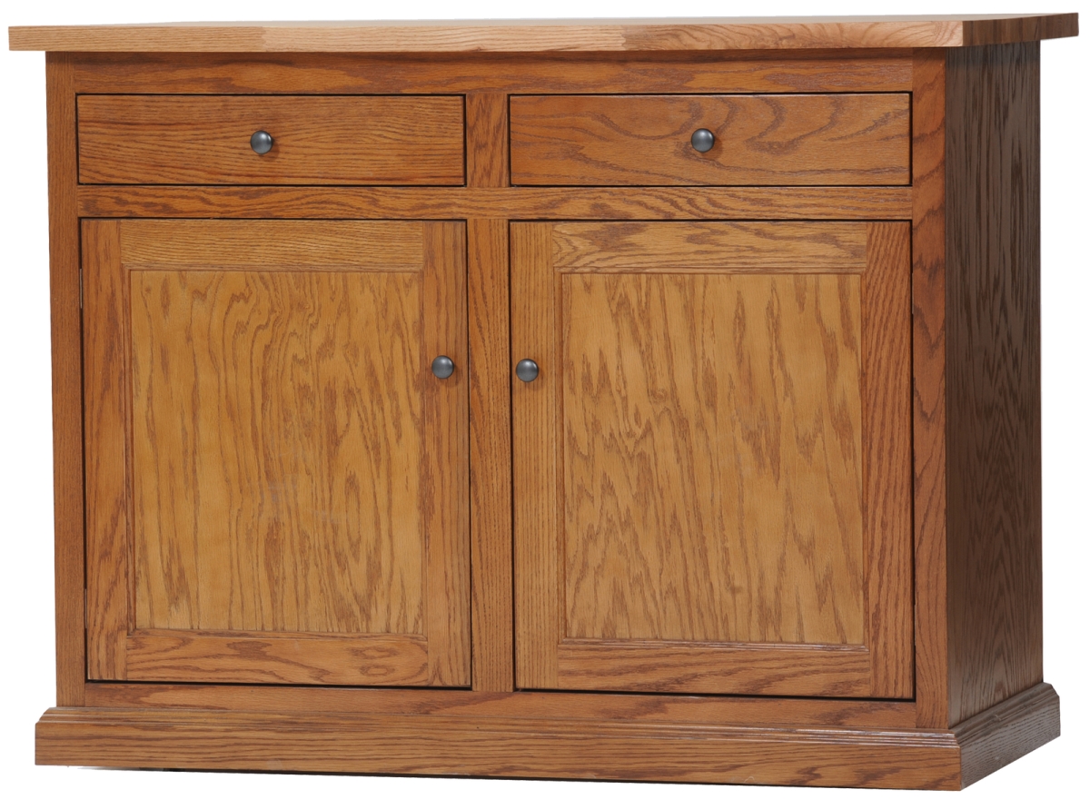 Oak Kitchen Island with Oak Top, Light