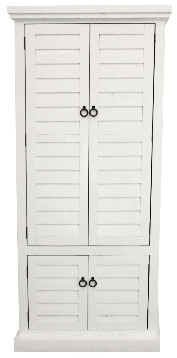 Picture of American Heartland 32791WH Rustic Double Door Shutter Pantry in Bright White