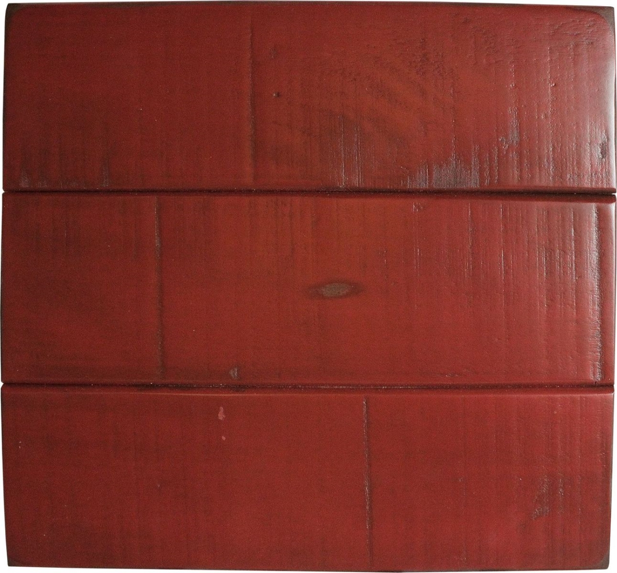 Rustic 57 in. Tall Quaint TV Stand in Rustic Red