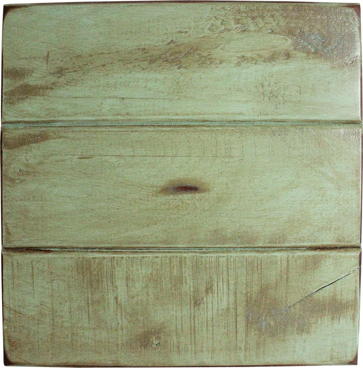 35580RAM Rustic 82 in. Provincial Shutter TV Stand in Rustic Aquamarine