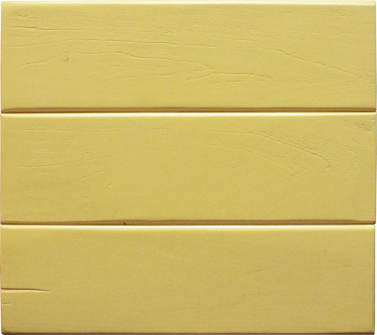 Rustic Alcove Shutter Corner TV Stand in Yellow