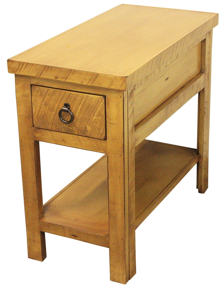 37314RYL Rustic Promo Chair Table in Rustic Yellow