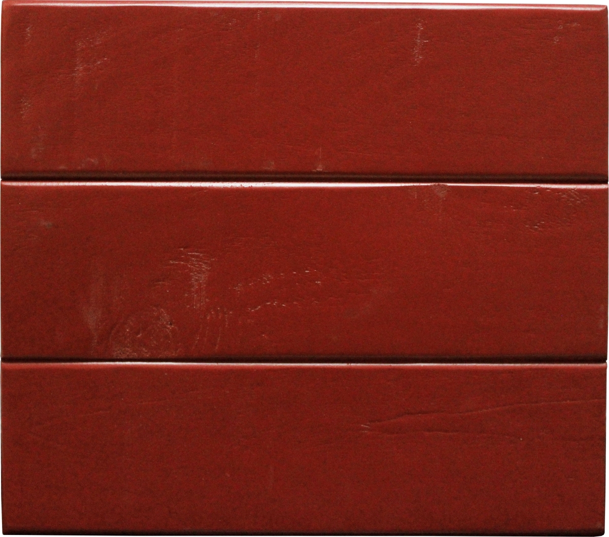 Rustic Promo Corner TV Stand in Burnt Red
