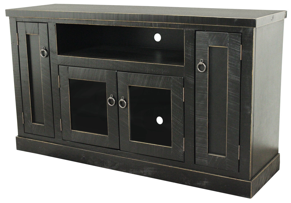 Rustic Promo 57 in. TV Stand in Rustic Antique Black