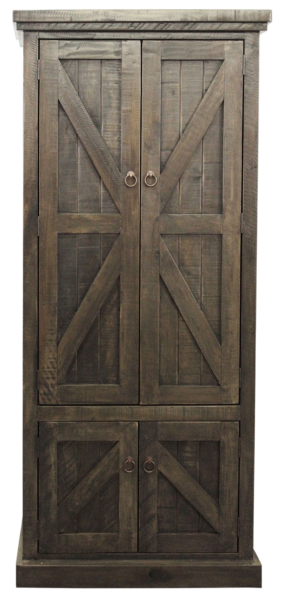 Picture of American Heartland 30791RDW Rustic Double Door Pantry, Rustic Driftwood