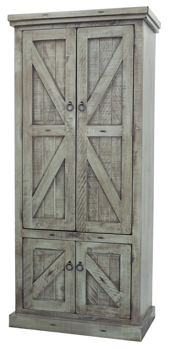 Picture of American Heartland 30791RLB Rustic Double Door Pantry, Rustic Light Blue