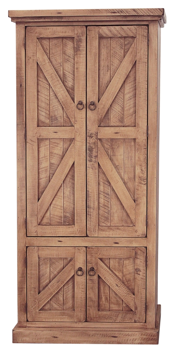 Picture of American Heartland 30791RSW Rustic Double Door Pantry, Rustic Seashell