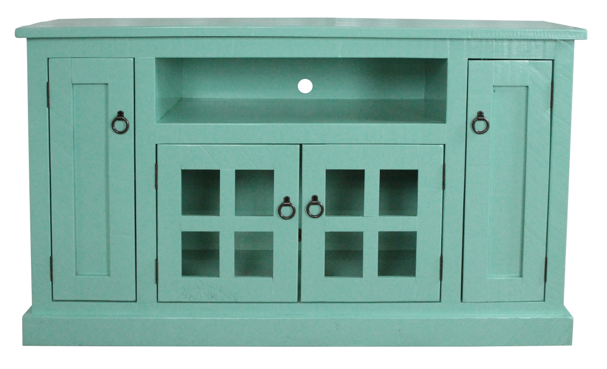 30855SW 57 in. Rustic TV Stand, Soft White