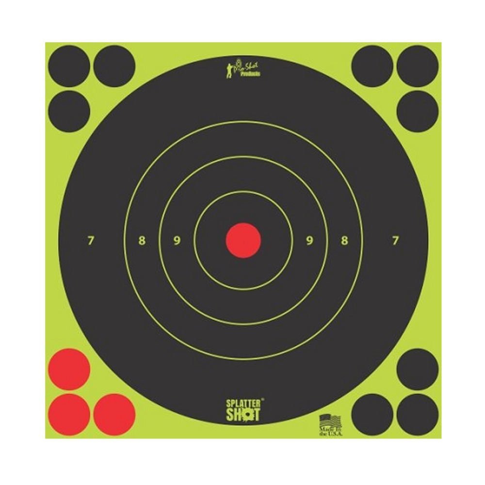 8 in. Green Bull-Eye Target - Pack of 30