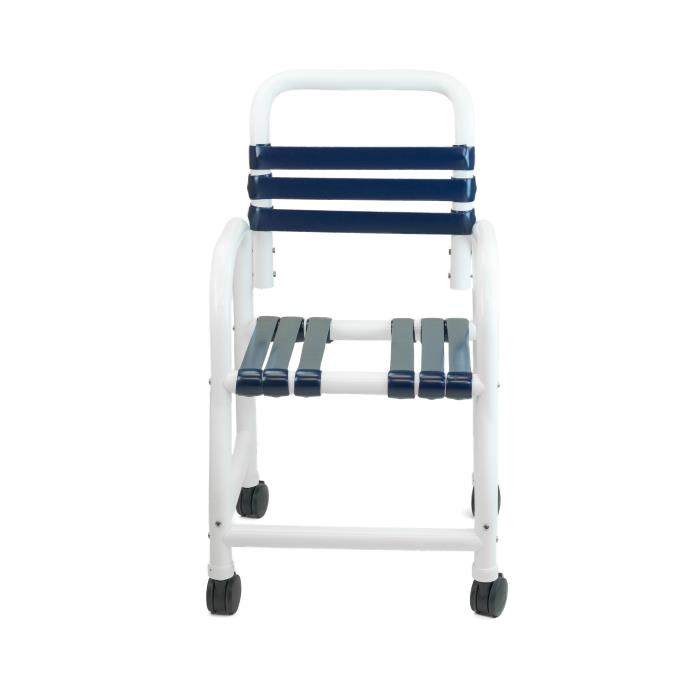 Picture of Infection Control Design DNE-118-3TWL-NC-SF 18 in. Deluxe New Era Infection Control Shower Chair, 3 in. Twin Size - 25 x 10 x 21 in.