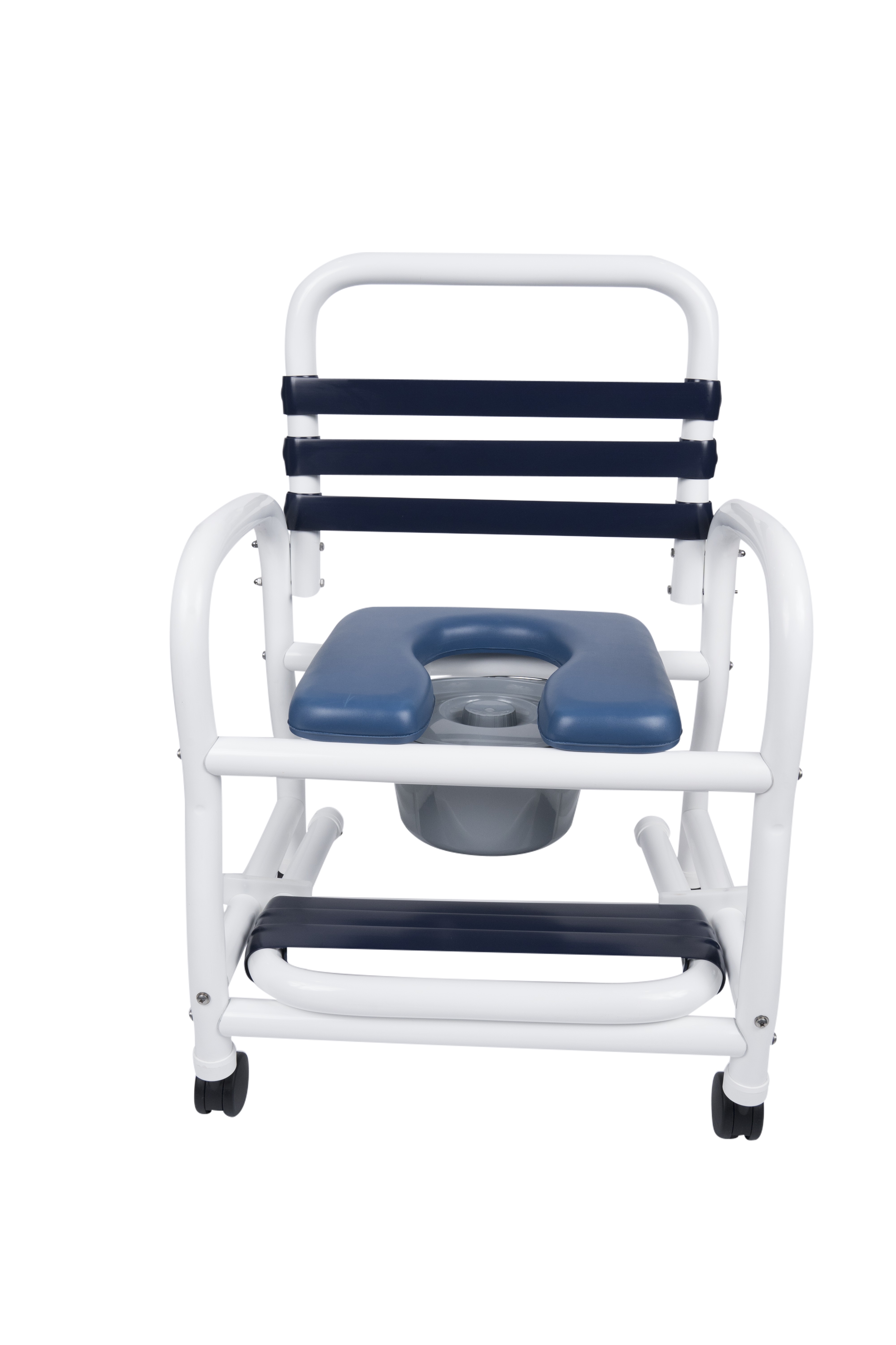 Picture of Infection Control Design DNE-122-3TWL-NC-SF 22 in. Deluxe New Era Infection Control Shower Chair, 3 in. Twin Size - 25 x 10 x 21 in.