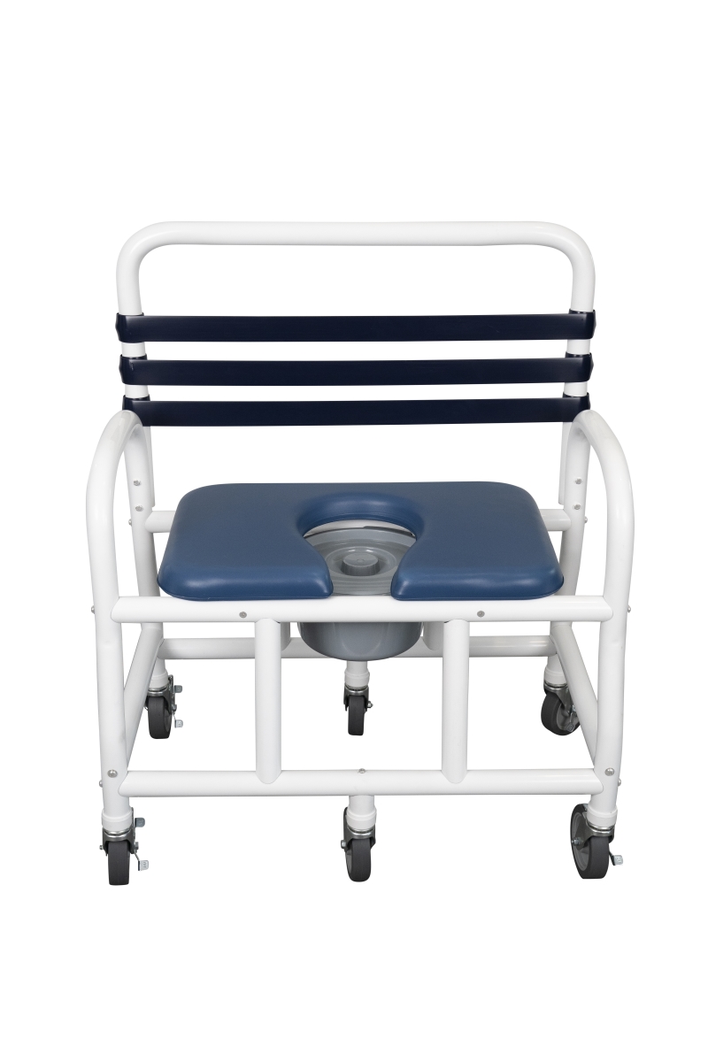 Picture of Infection Control Design DNE-130-4L 7.5 qt. Deluxe New Era Shower Commode Chair