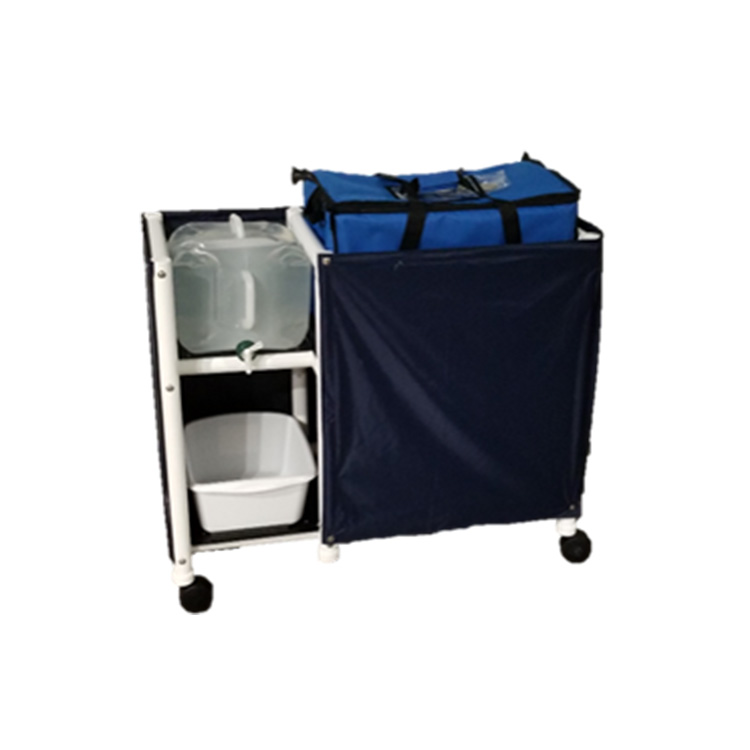 Picture of Deluxe New Era DNE-HC30 Patent Pending Hydration Cart with Collapsible Ice Chest & Collapsible 5 gal Water Jug&#44; Black & White
