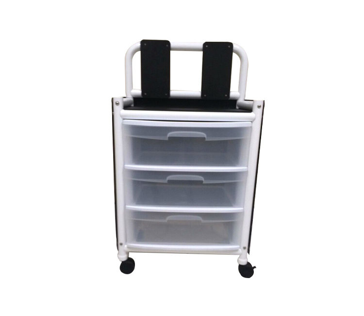 Picture of Deluxe New Era DNE-ISO-3D Patent Pending 3 Drawer Isolation Cart&#44; Black & White