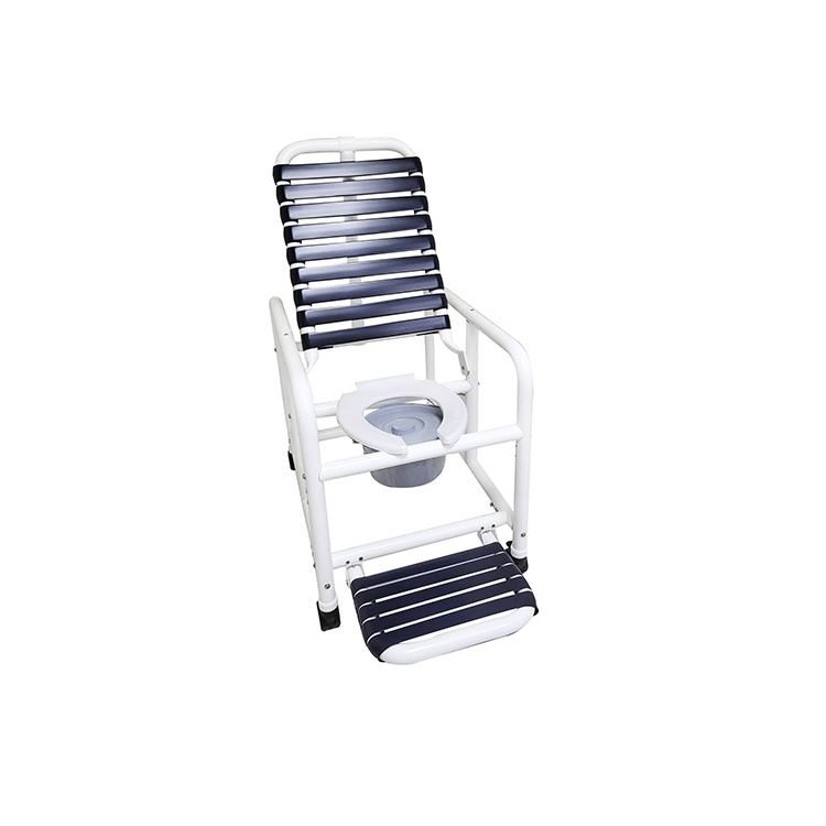 Picture of Deluxe New Era DNE-REC-335HS-FF-PAIL 49 in. Patent Pending Infection Control Reclining Shower Chair&#44; Blue & White