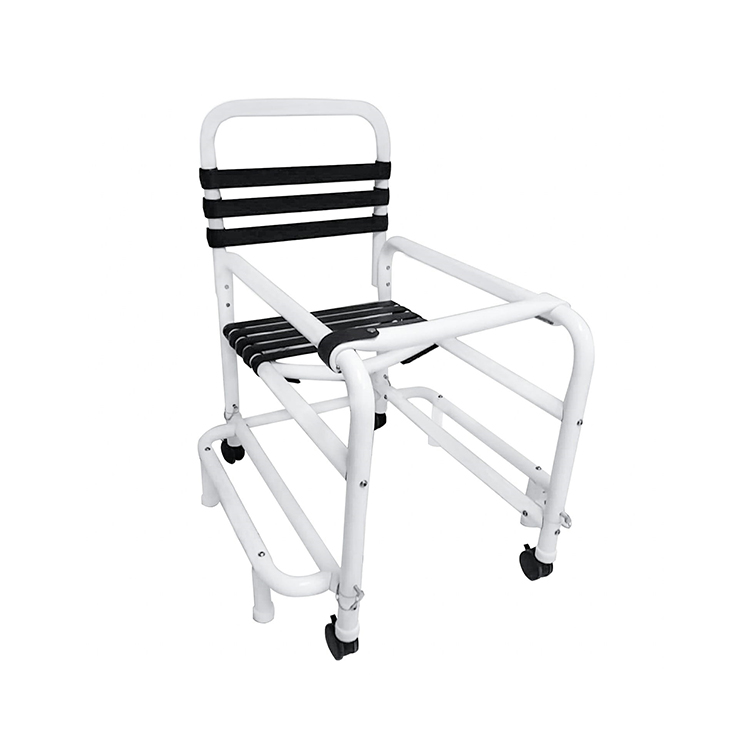 Picture of Deluxe New Era DNE-W310-OR-3TWL 18 in. Patent Pending Outrigger Walker with Soft Touch Seat & Back&#44; Black & White