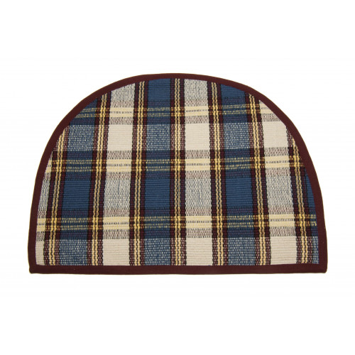 Floor Mat, D Shape - Sherwood Navy