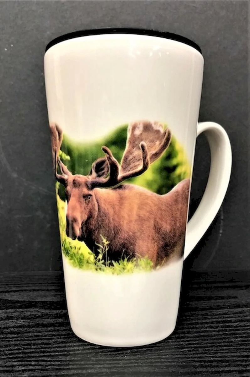 Picture of Mr. MJs HO-B107L-MOOSE Moose Takeaway Mug