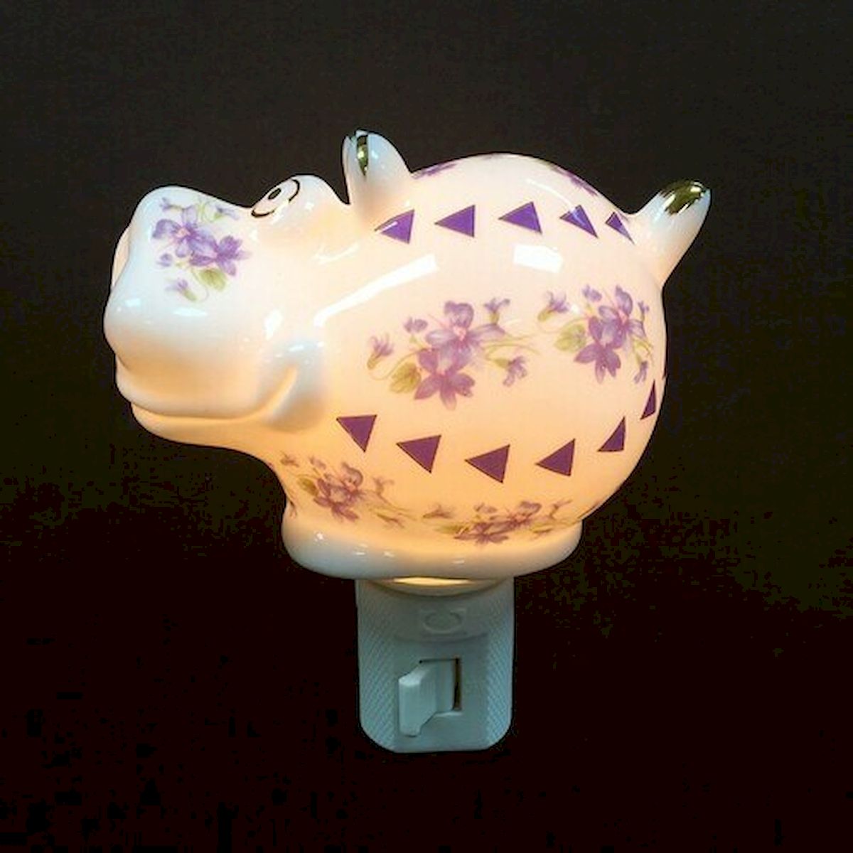 Floral Handippo Shaped Night Light